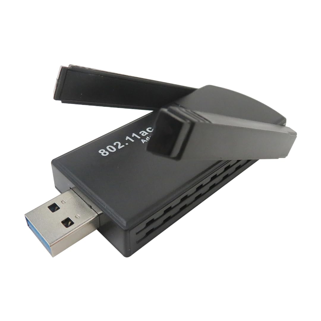 Wireless USB Adapter 1300Mbps Dual Antennas 5G/2.4G WiFi Adapter W86684