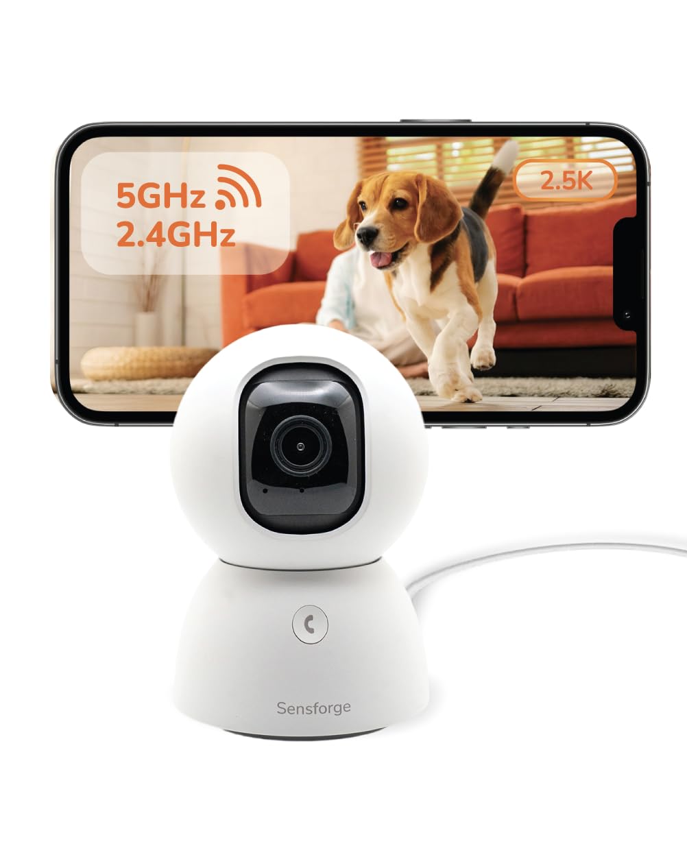 2.5K Indoor Pan-Tilt Security Camera U210036