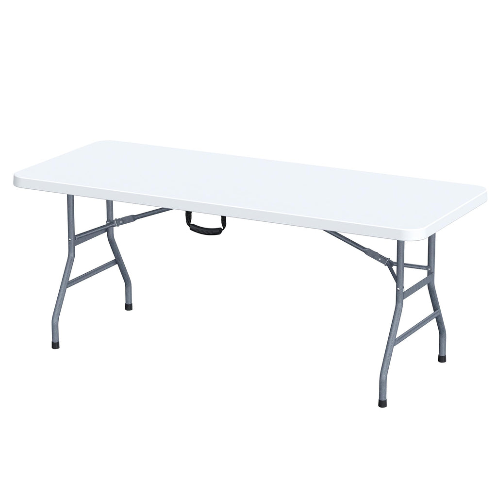 White 6 Foot Folding Multipurpose Table X678