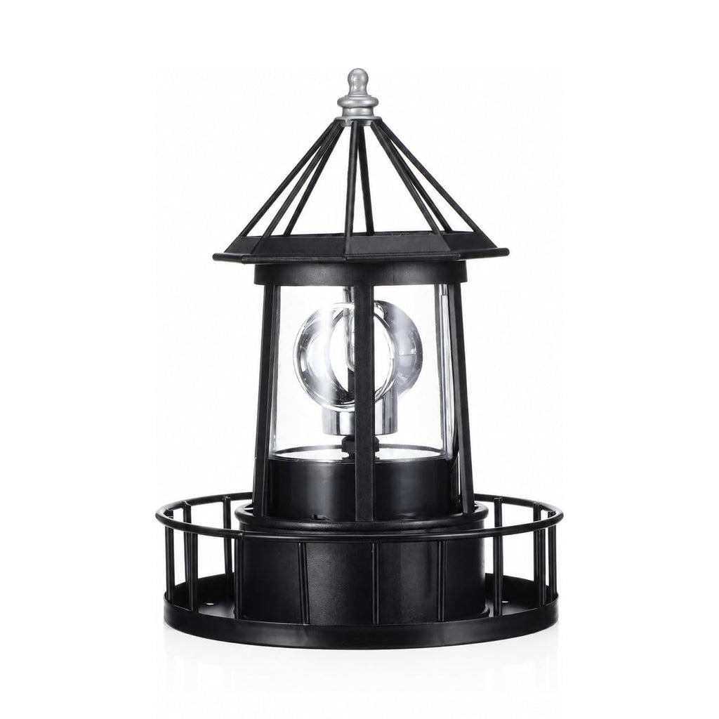Solar Rotating Outdoor Garden Lighthouse Light E29705