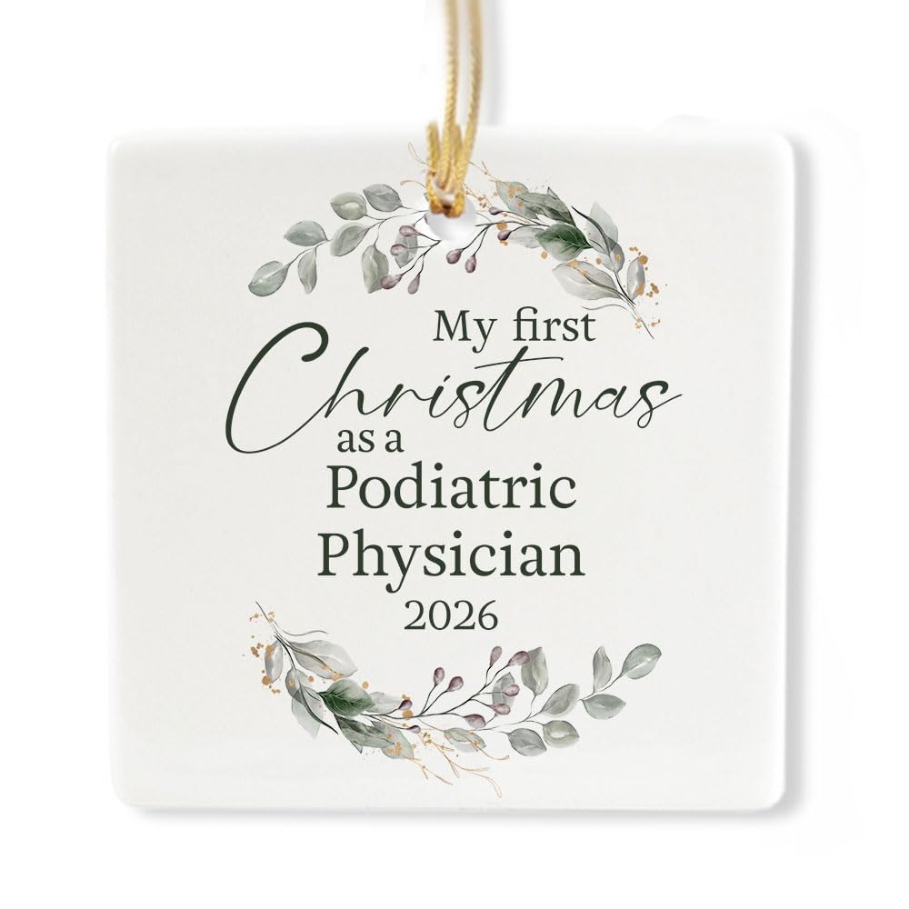 Ceramic 3-inch Square Ornament O172