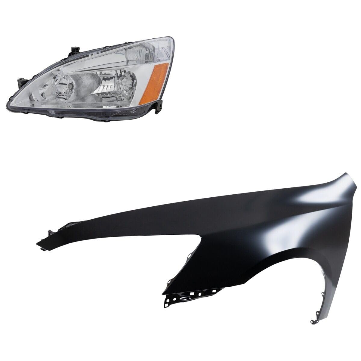 Replacement Headlight Lamp Set Left Hand Side Sedan C4772