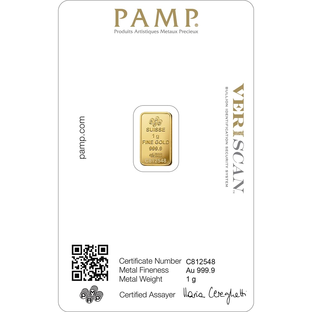 1 gram Gold Minted Bar V60630