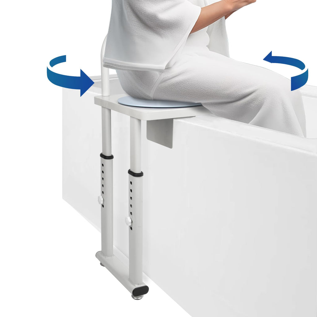 Heavy Duty Height Adjustable Shower Transfer Chair with Handrail N290