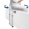 Heavy Duty Height Adjustable Shower Transfer Chair with Handrail N290