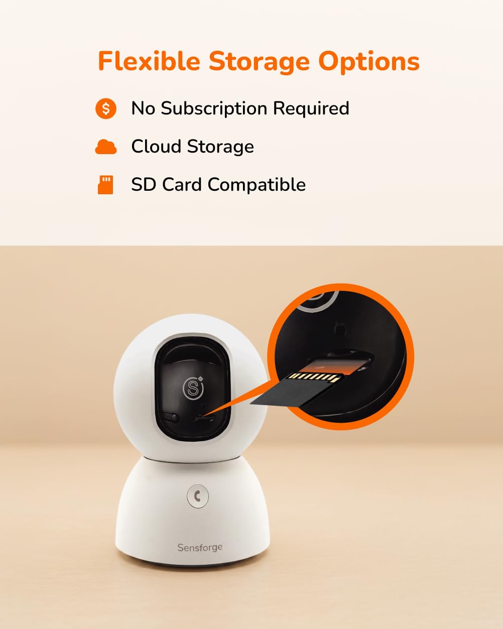 2.5K Indoor Pan-Tilt Security Camera U210036