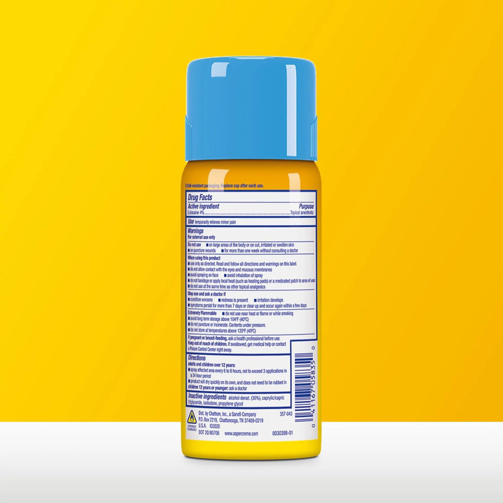 Lidocaine Dry Spray 4 oz S137420
