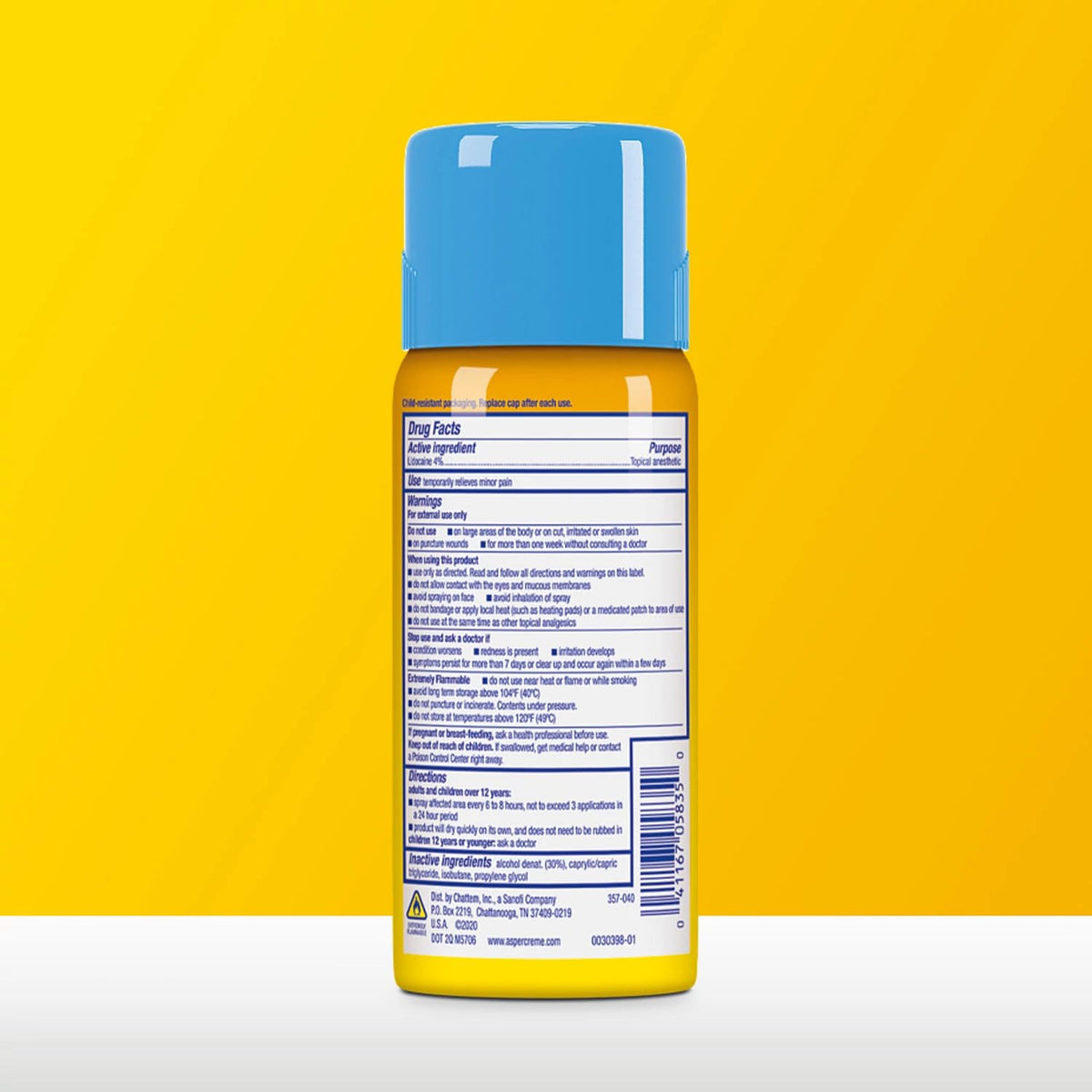 Lidocaine Dry Spray 4 oz S137420