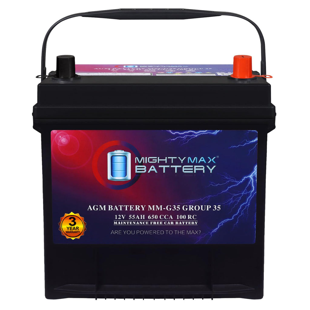 12V 55Ah AGM 650 CCA Battery E28375