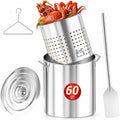 60QT Stainless Steel Stock Pot L1828