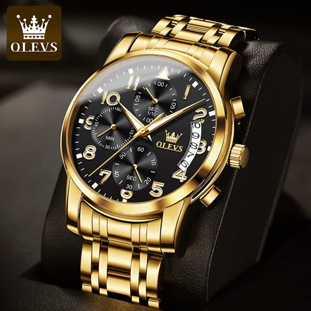 Waterproof Stainless Steel Quartz Analog Watch U1387