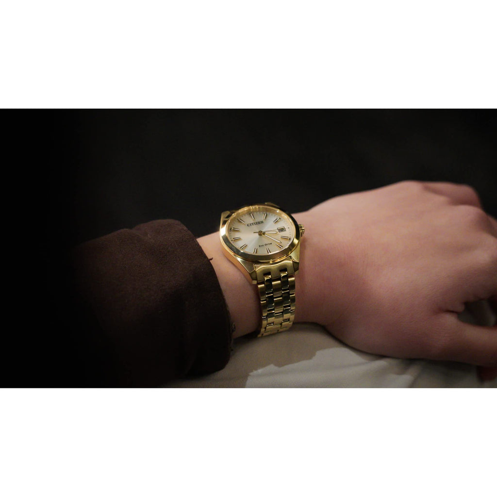 Eco-Drive Classic Watch, 3-Hand Date, Sapphire Crystal W143016