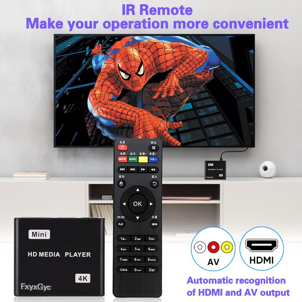 4K Ultra HD HDMI Media Player K1986