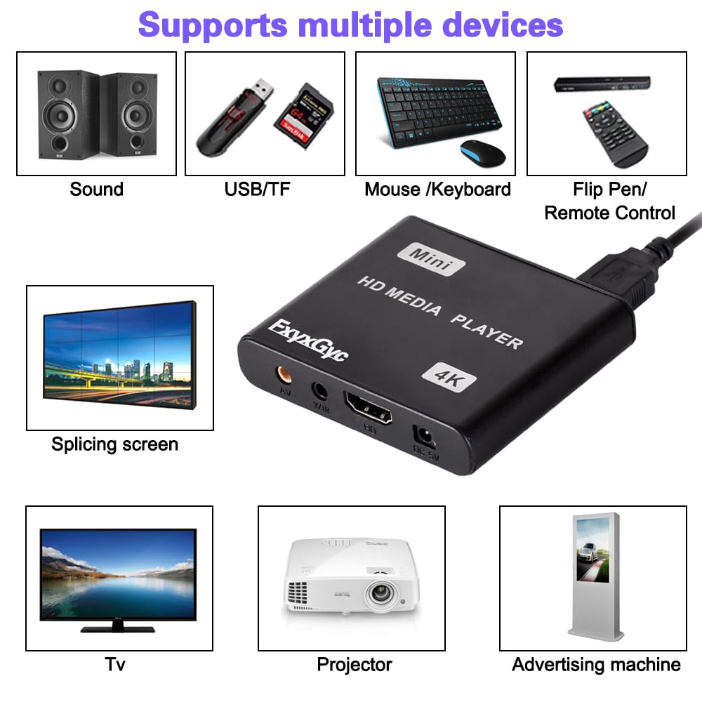 4K Ultra HD HDMI Media Player K1986