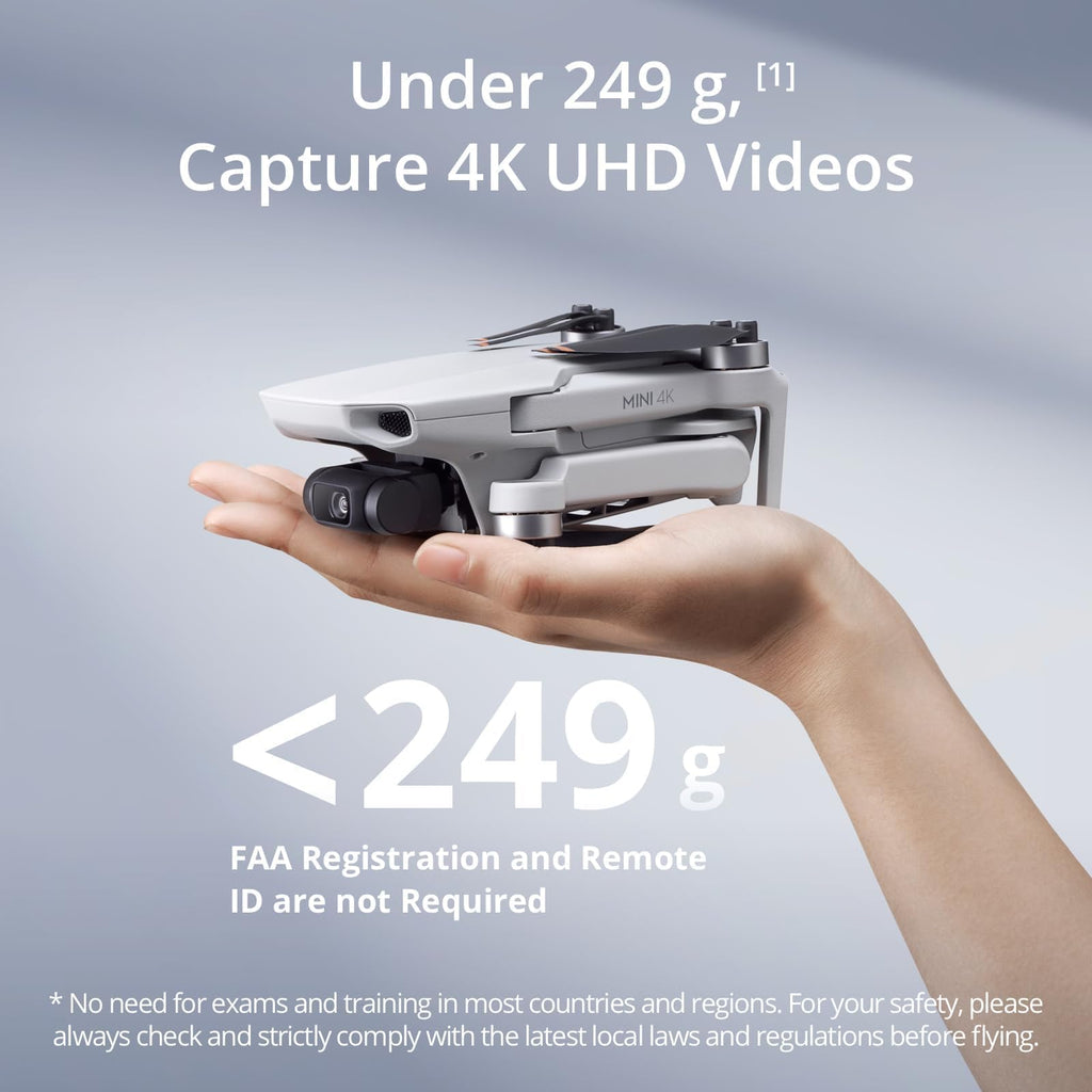 4K UHD Camera Drone with 3-Axis Gimbal Stabilization, Under 249 g B781