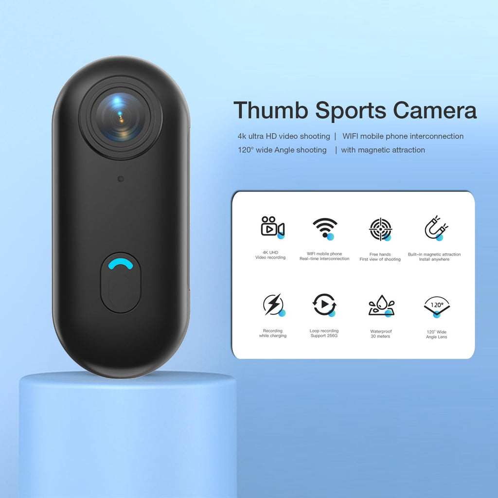 64GB 4K Thumb Action Camera V56513