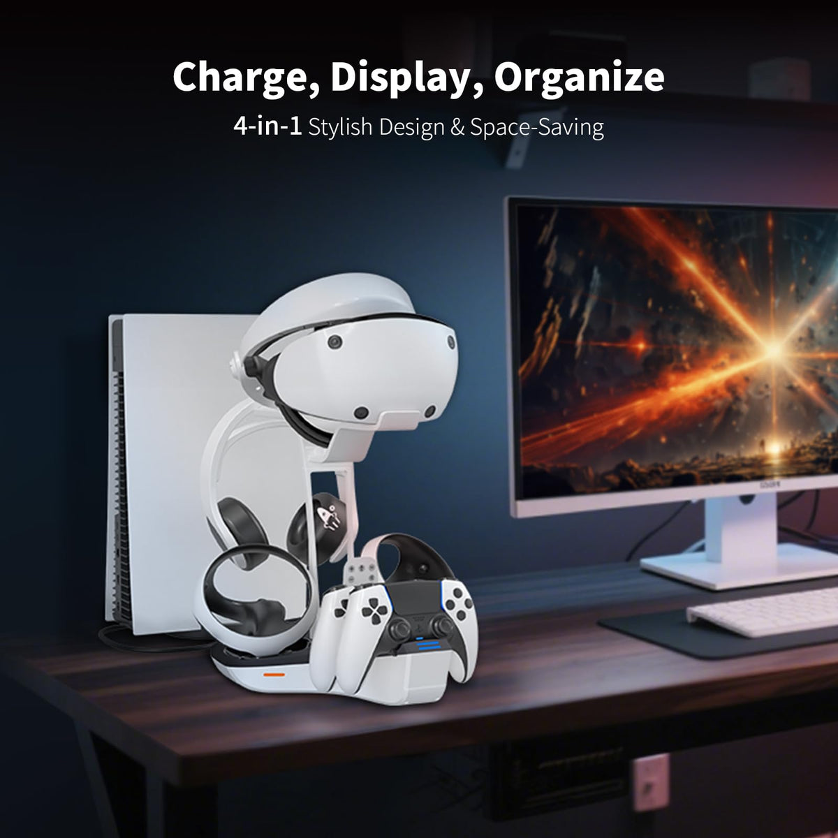 Dual Charging Station for PS5 and VR2 Controllers B189272