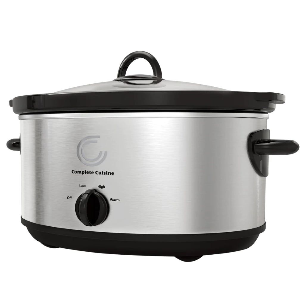 7-Quart Oval Stainless-Steel Slow Cooker W161