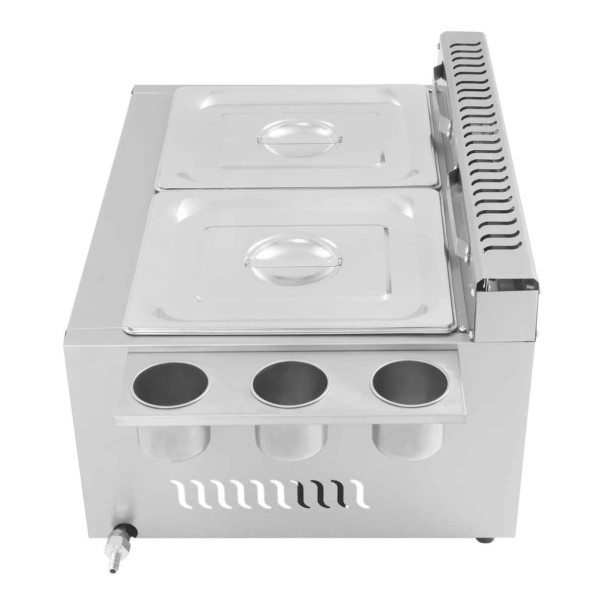 Stainless Steel Countertop Gas Deep Fryer with Basket Z4546