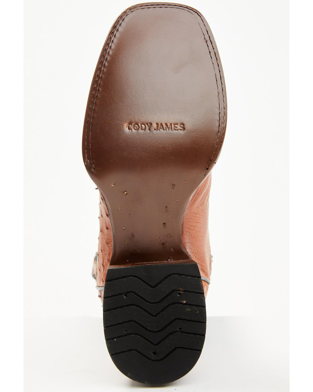 Ostrich Western Boot Broad Square Toe E5223
