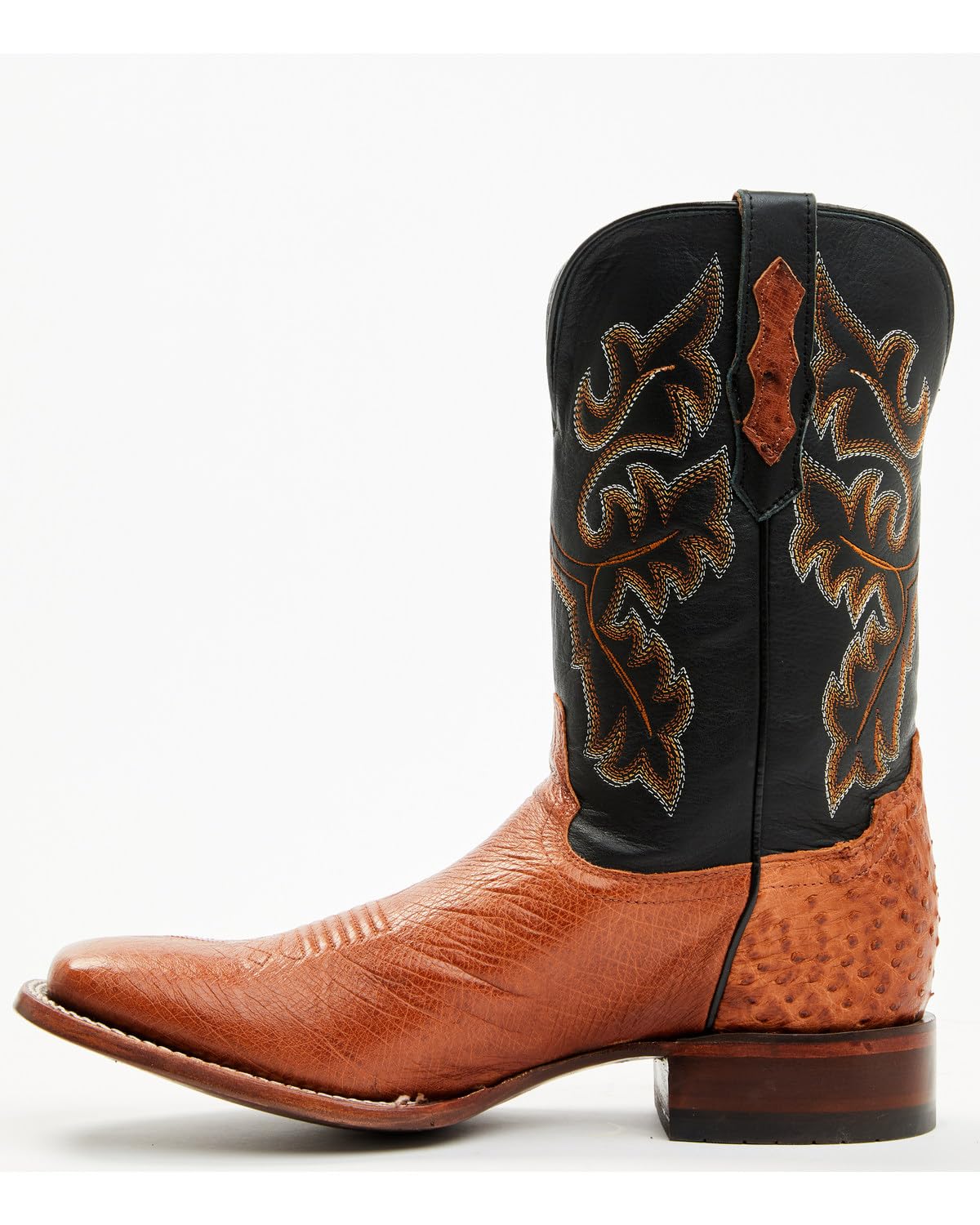 Ostrich Western Boot Broad Square Toe E5223