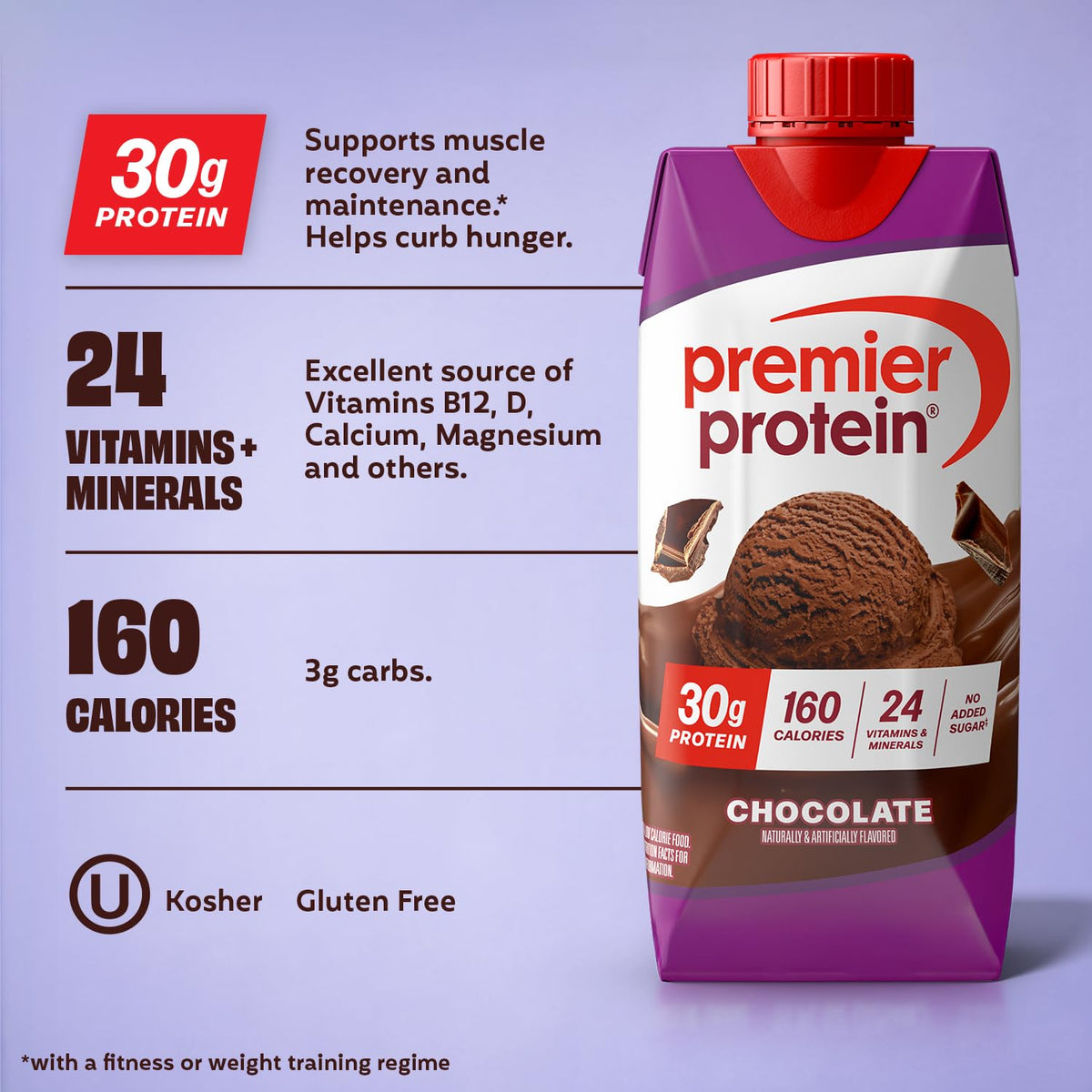 Chocolate 30g High Protein Shake 12 Pack L4713