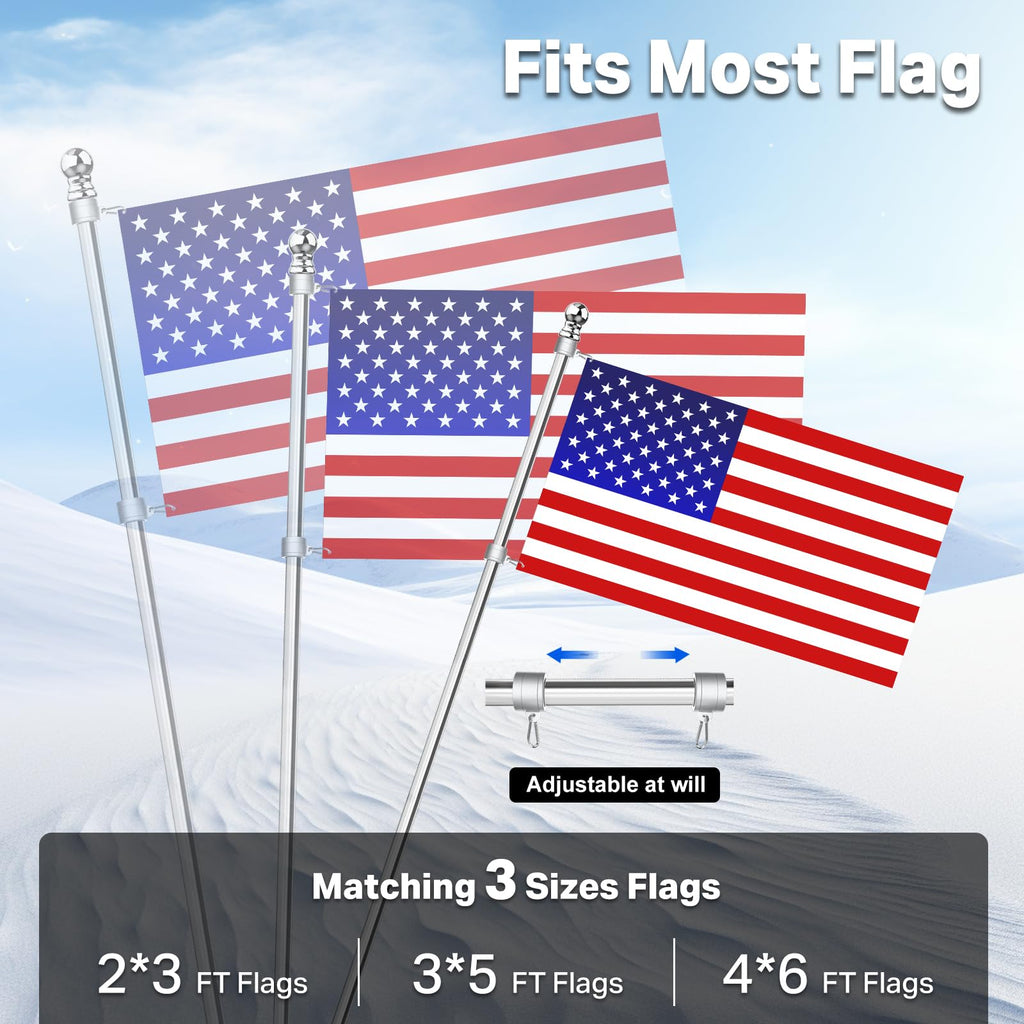 6FT 304 Stainless Steel Flag Pole L48059