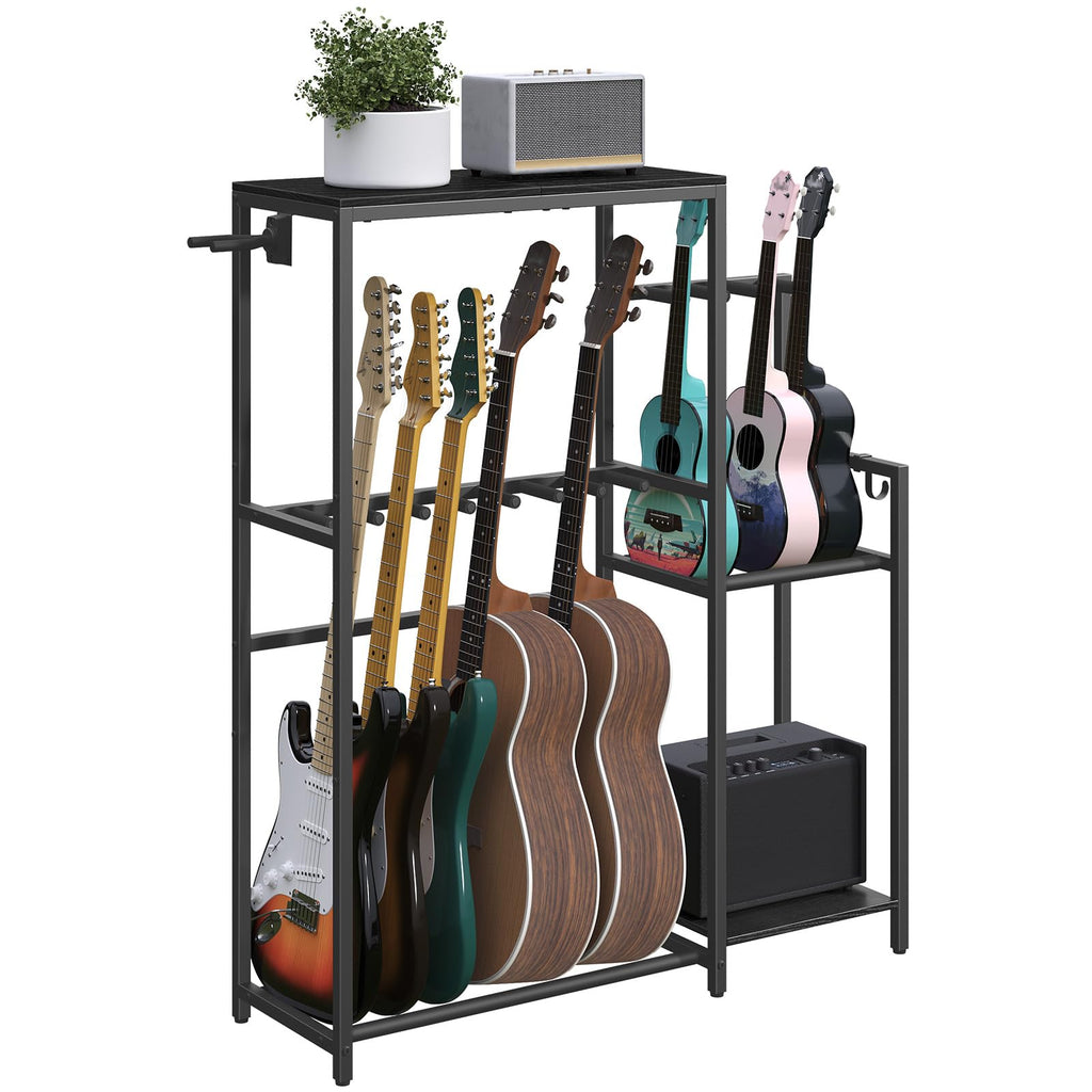 Guitar Stand, Multi-Guitar Rack, AMP Stand, Record Rack F110