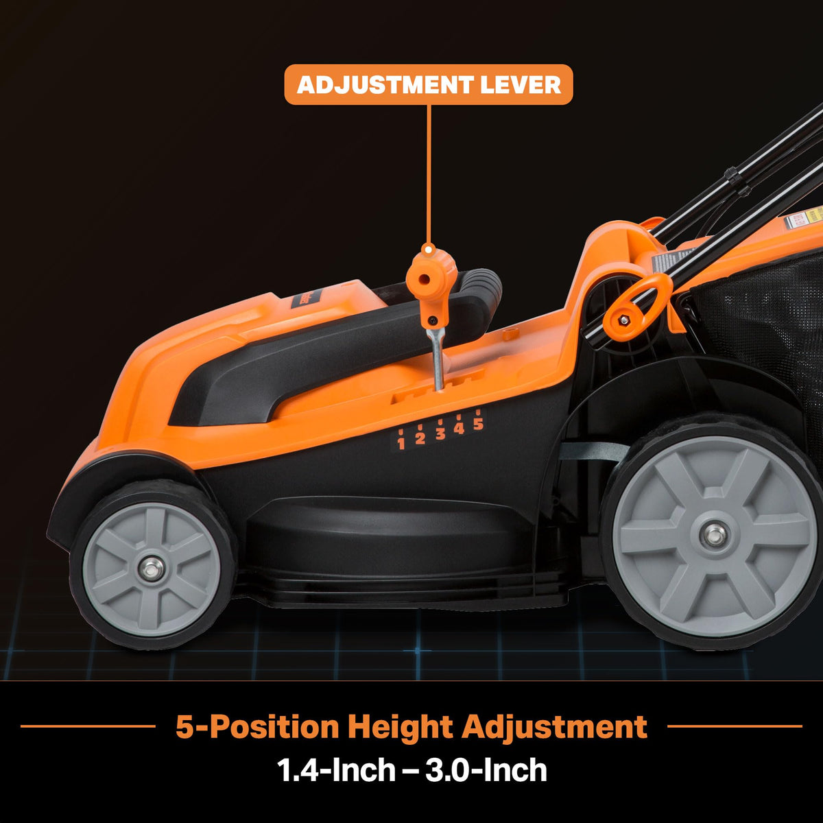 Electric Corded Lawn Mower 15-Inch 11AMP T98303