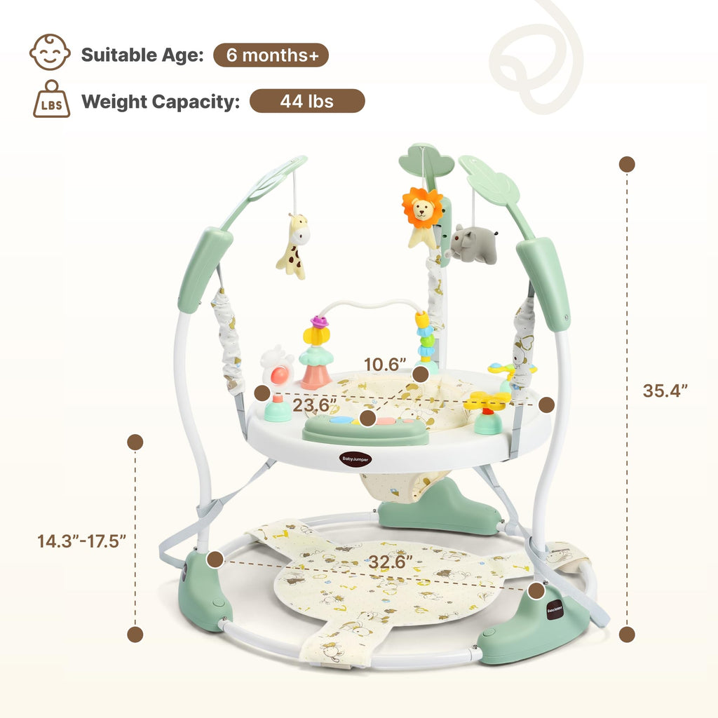 Green 3-in-1 Baby Jumper Activity Center H40531
