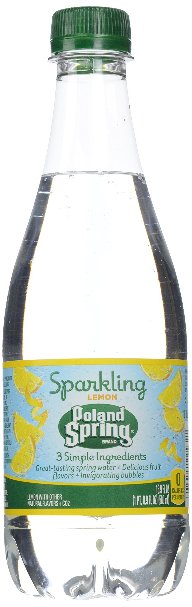 Sparkling Spring Water Lemon 16.9 oz 24 Count O9385