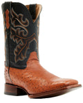 Ostrich Western Boot Broad Square Toe E5223