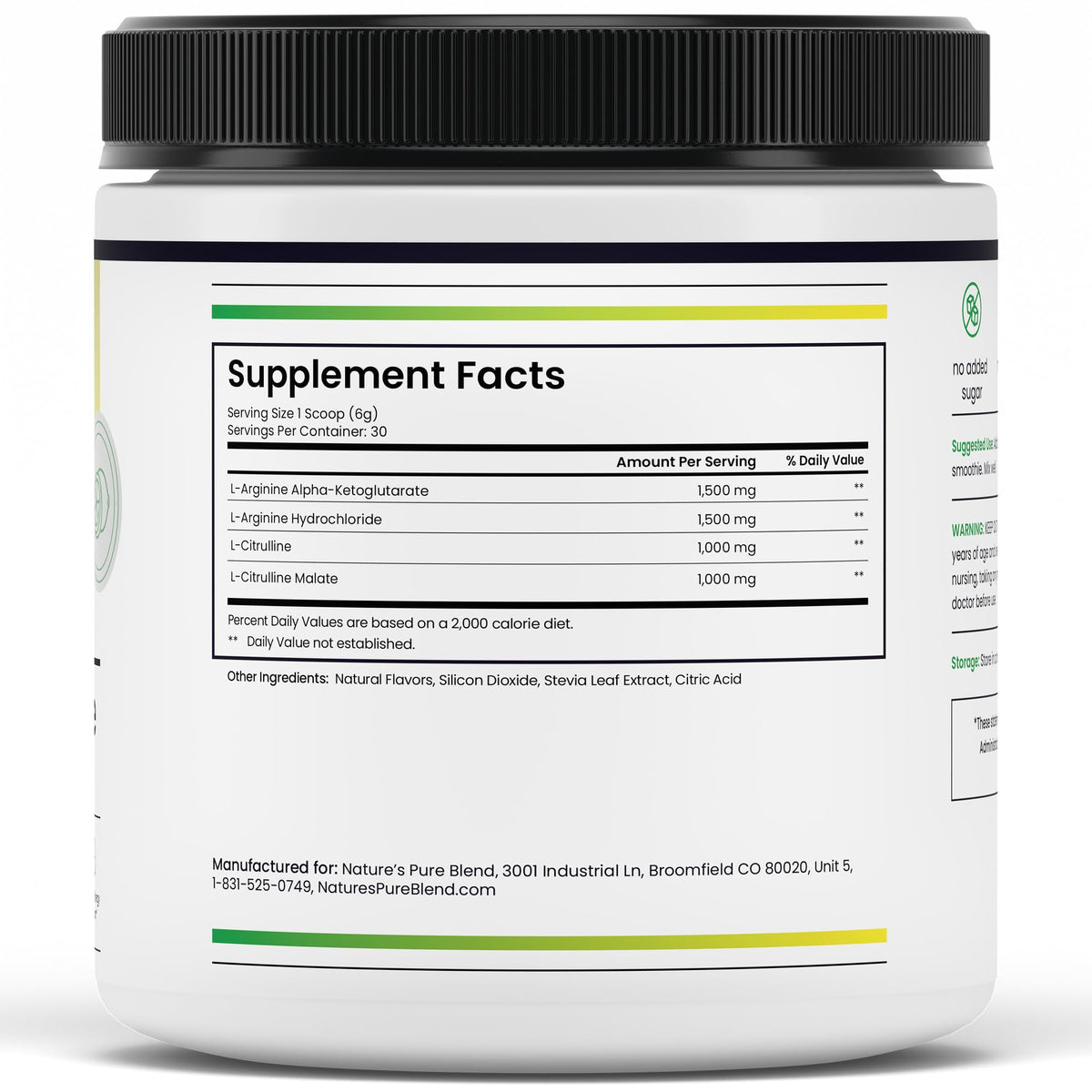 Liquid Nitric Oxide Supplement 5000 MG O940