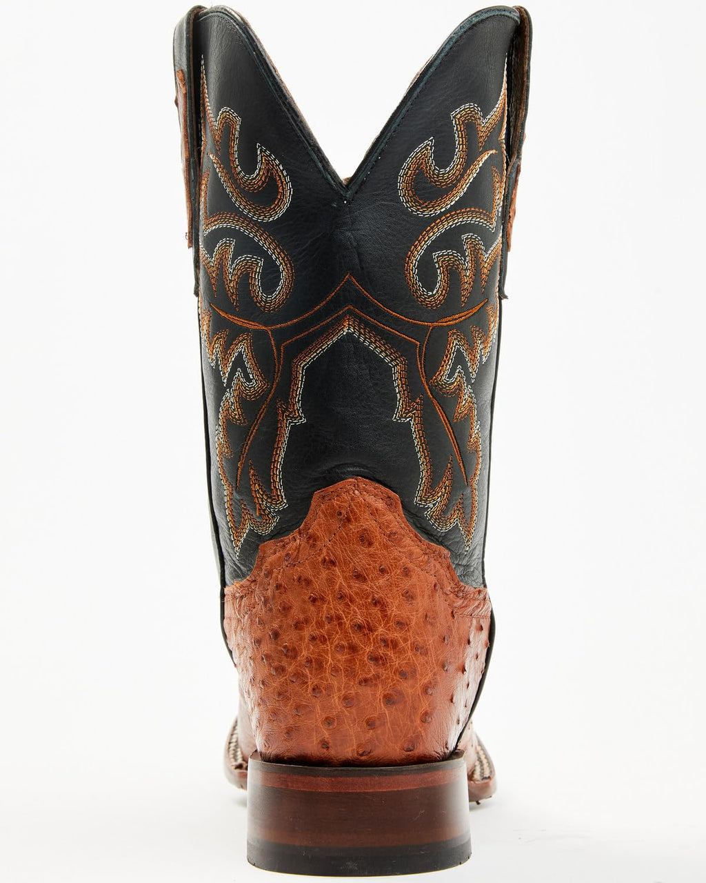 Ostrich Western Boot Broad Square Toe E5223