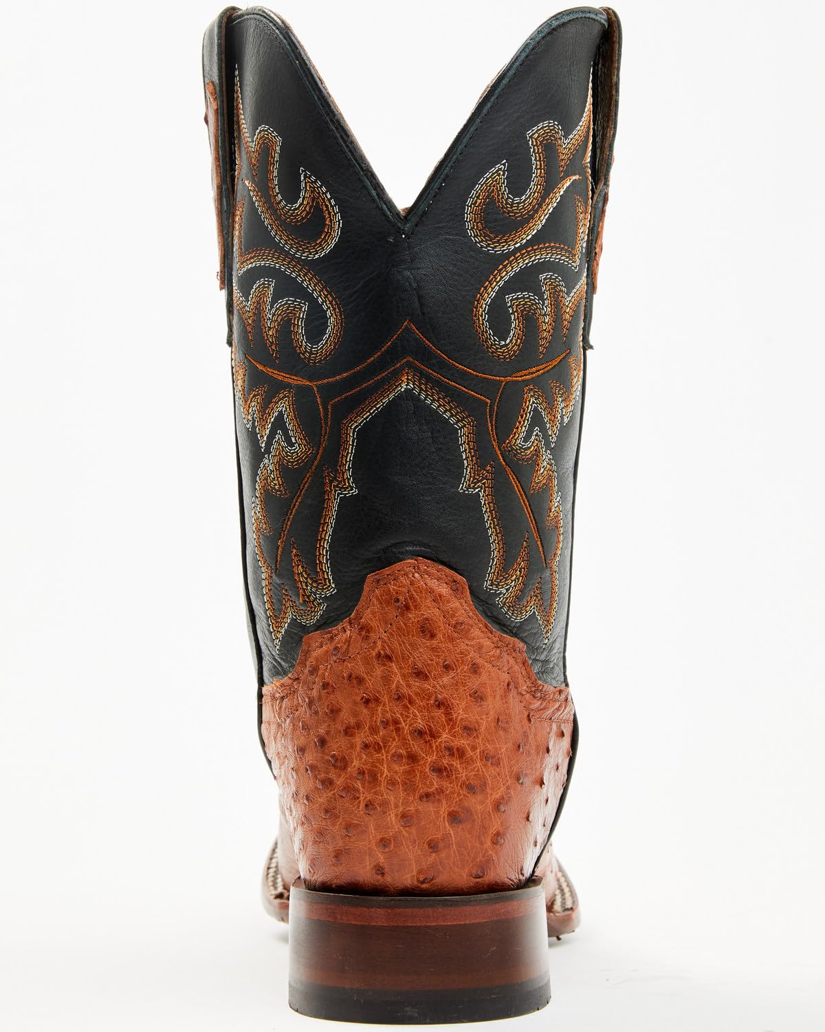 Ostrich Western Boot Broad Square Toe E5223
