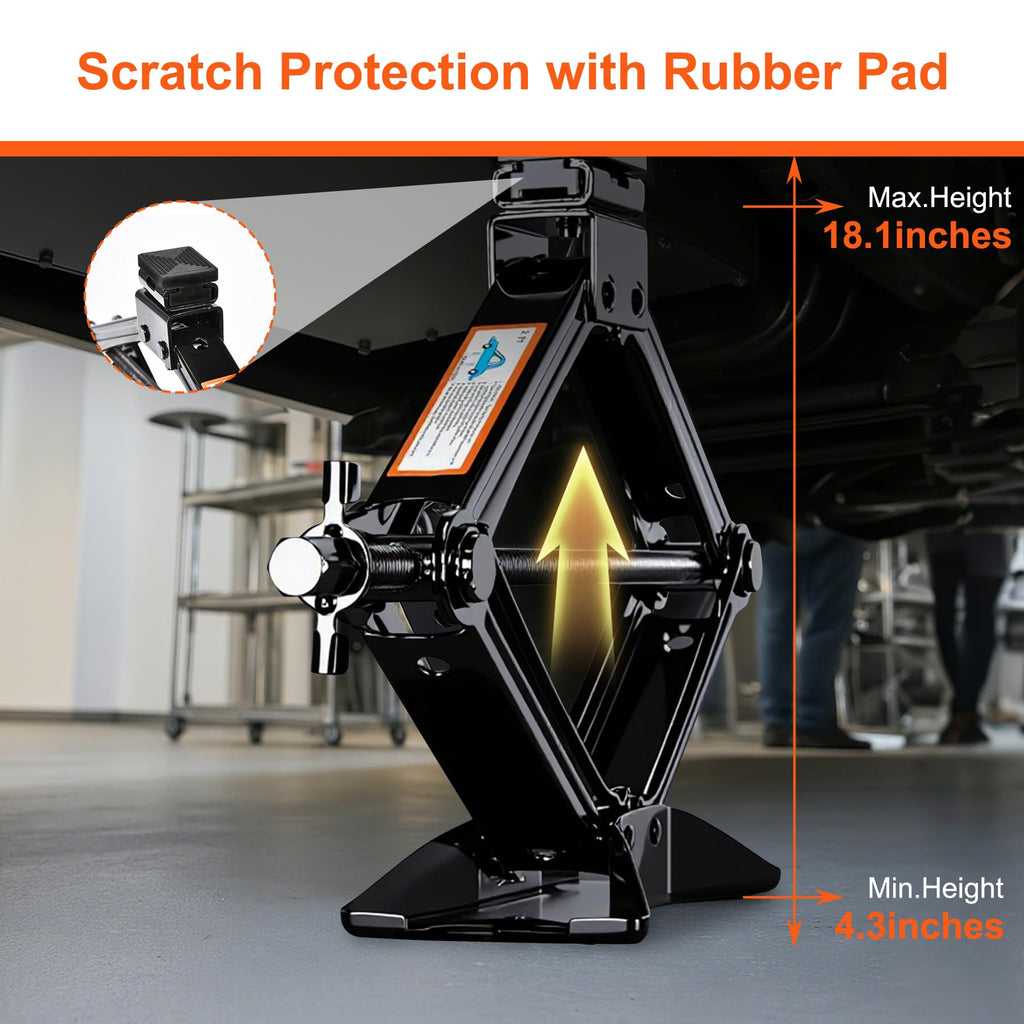 3T Scissor Jack Car Tire Changing Kit W573