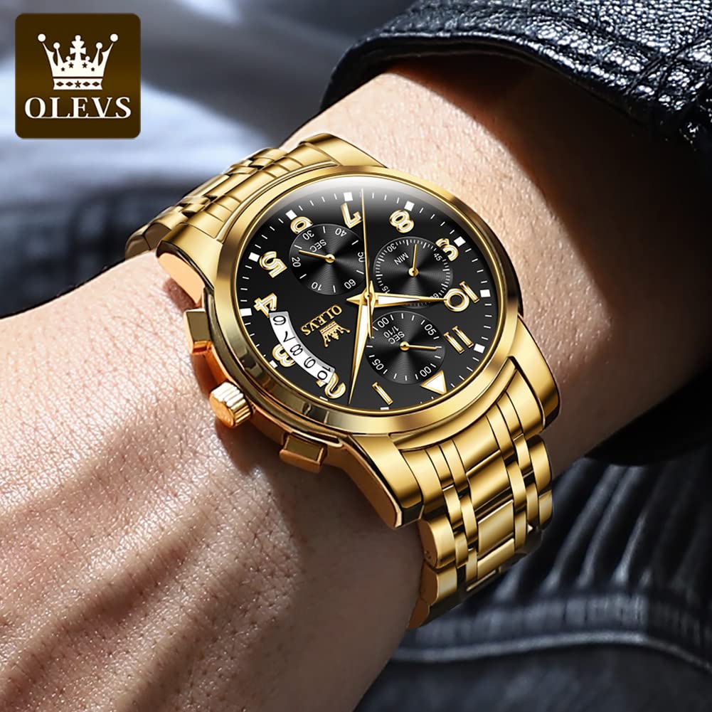 Waterproof Stainless Steel Quartz Analog Watch U1387