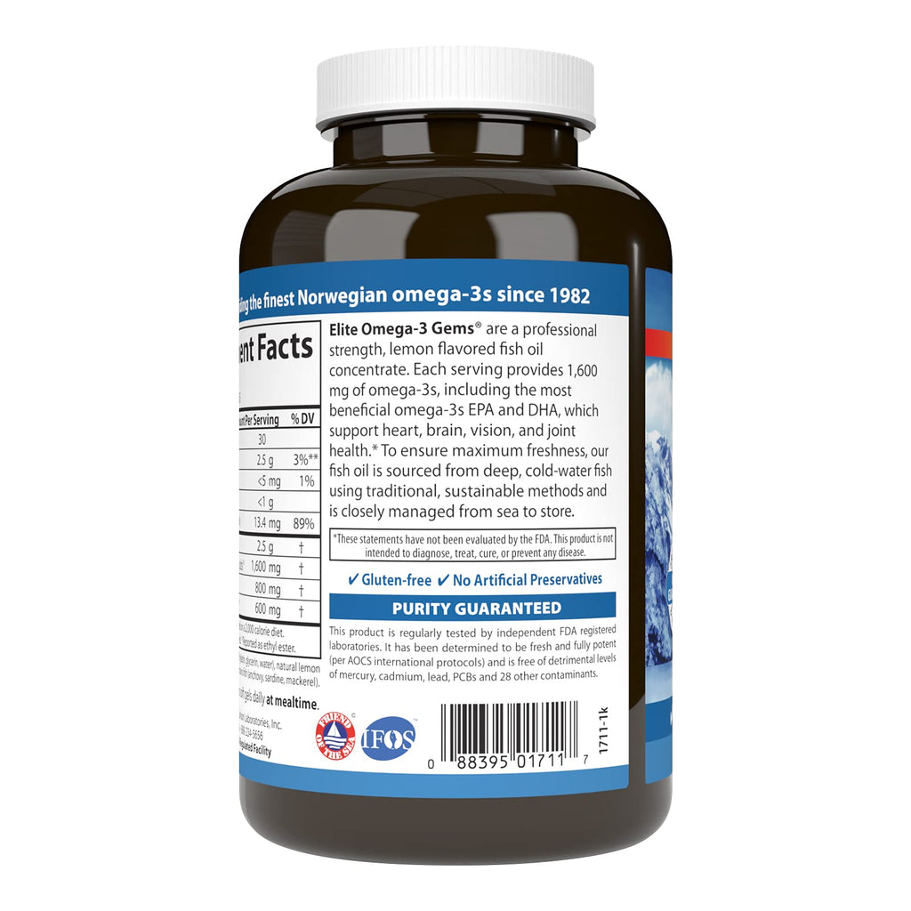 Omega-3 1600mg Soft Gels 90 Count I305