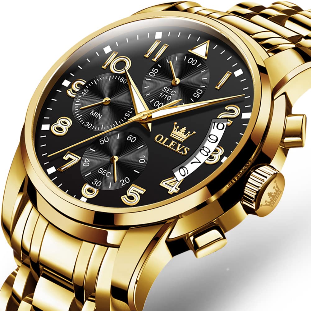 Waterproof Stainless Steel Quartz Analog Watch U1387