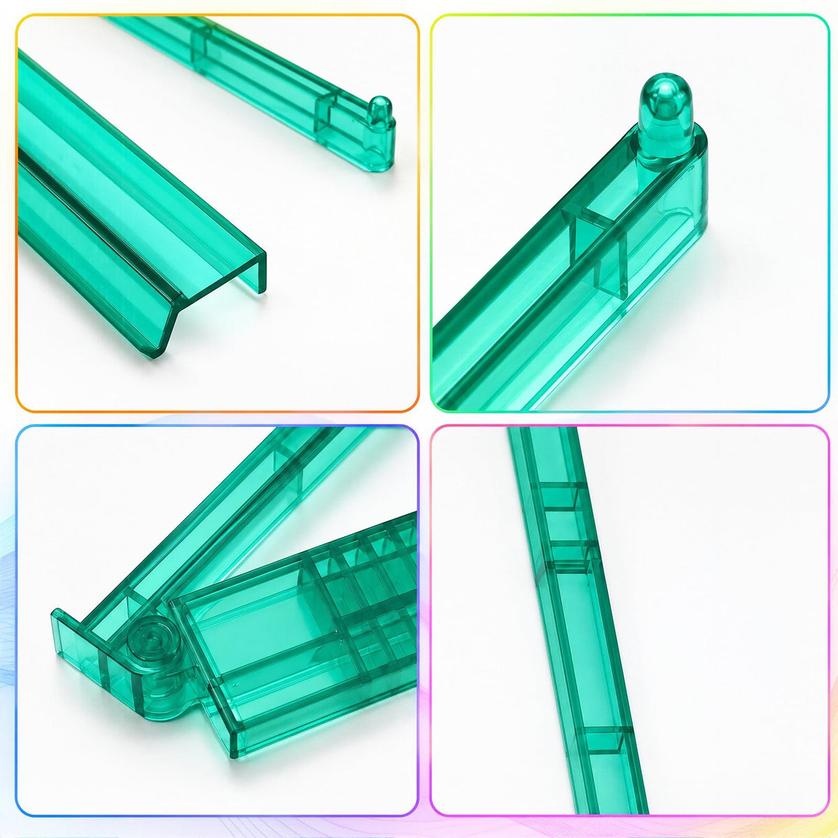 Non-Slip Mahjong Racks with Pushers Set W1603