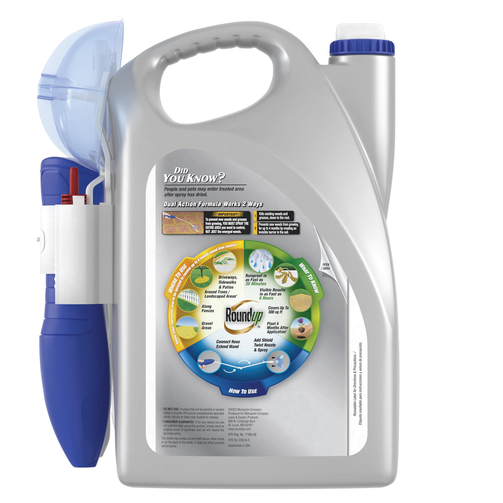 Dual Action Weed & Grass Killer with Wand, 1 gal. C619932