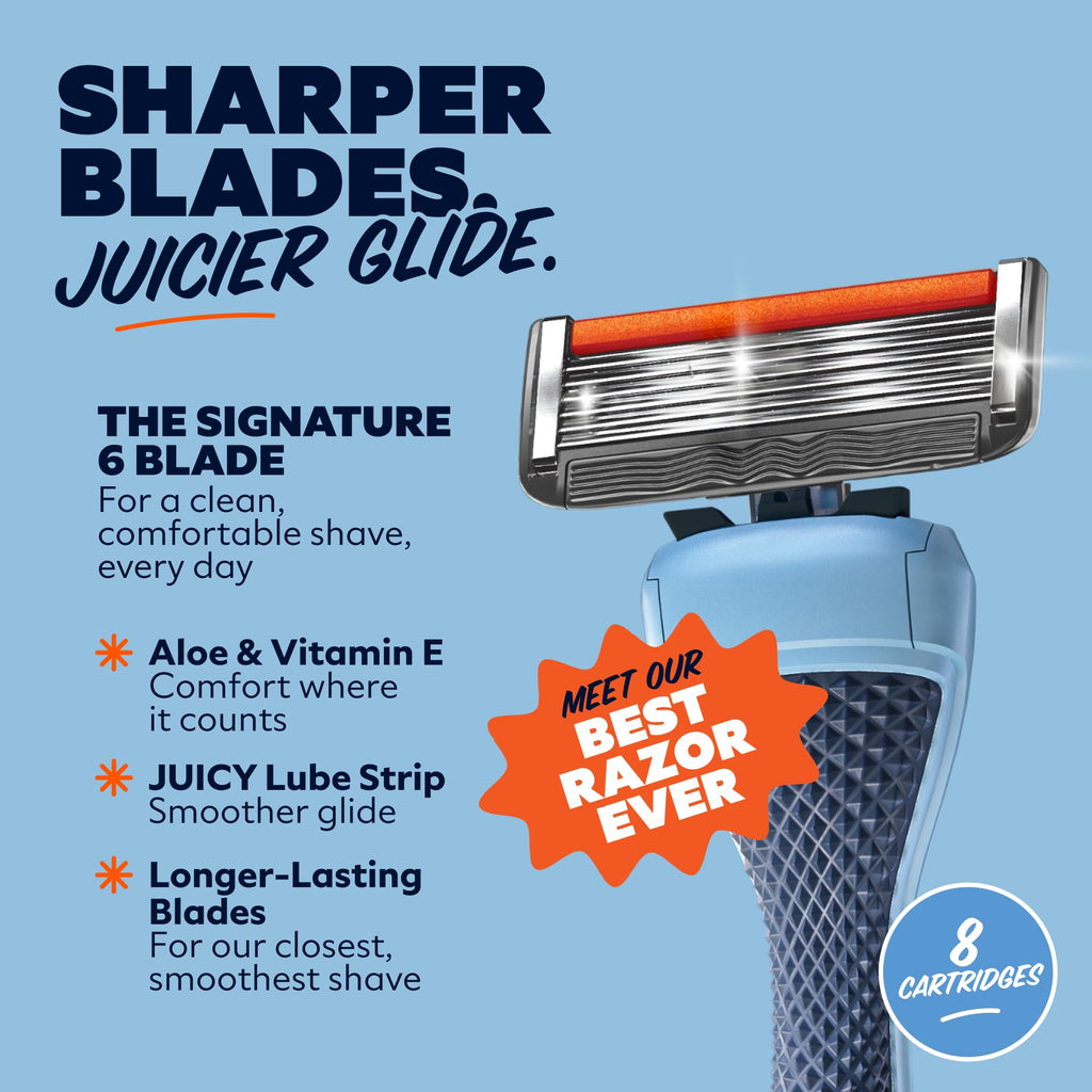 6 Blade Razor Refills 8 Pack Y303657