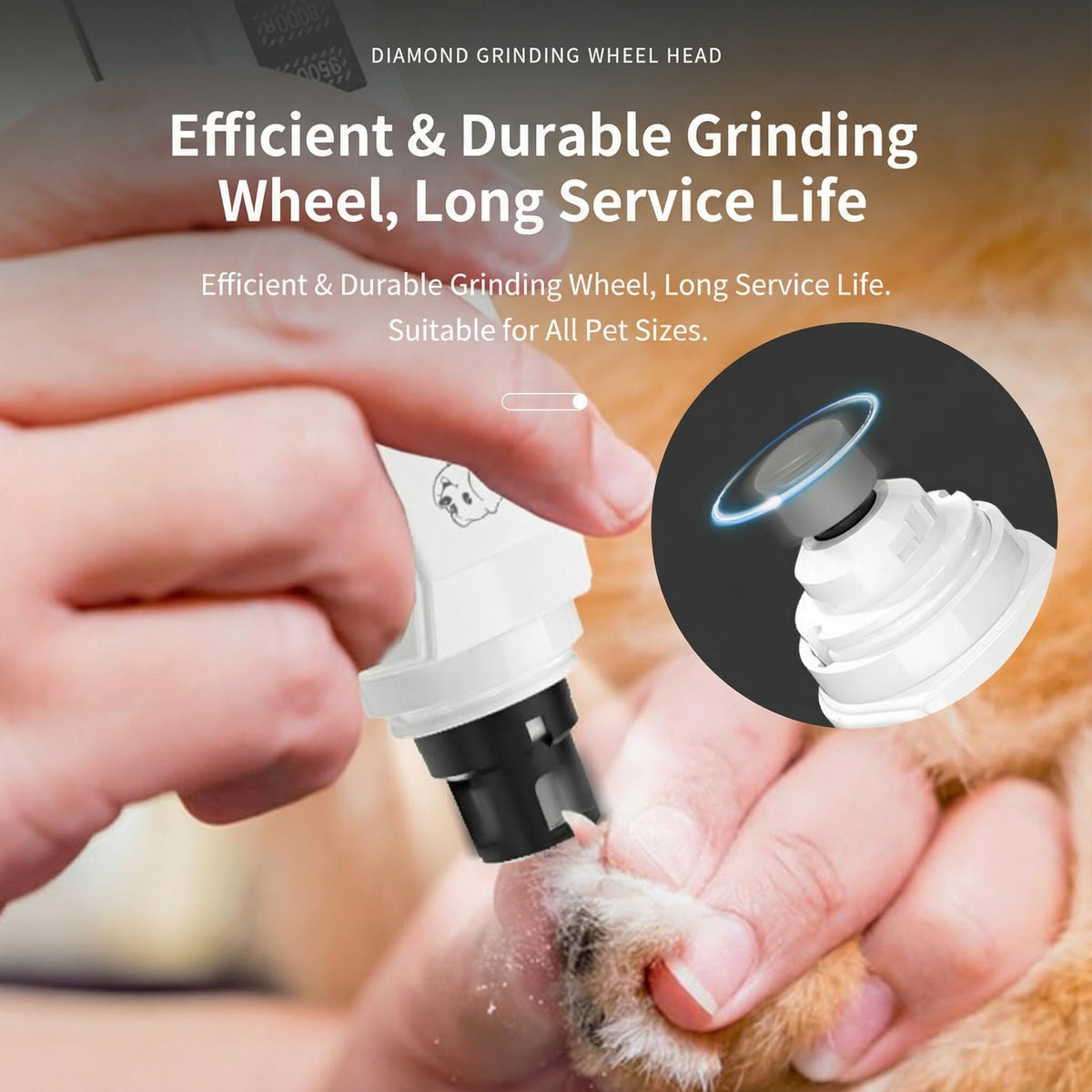 Nail Grinder with 3 Adjustable Speeds & Led Light X61313