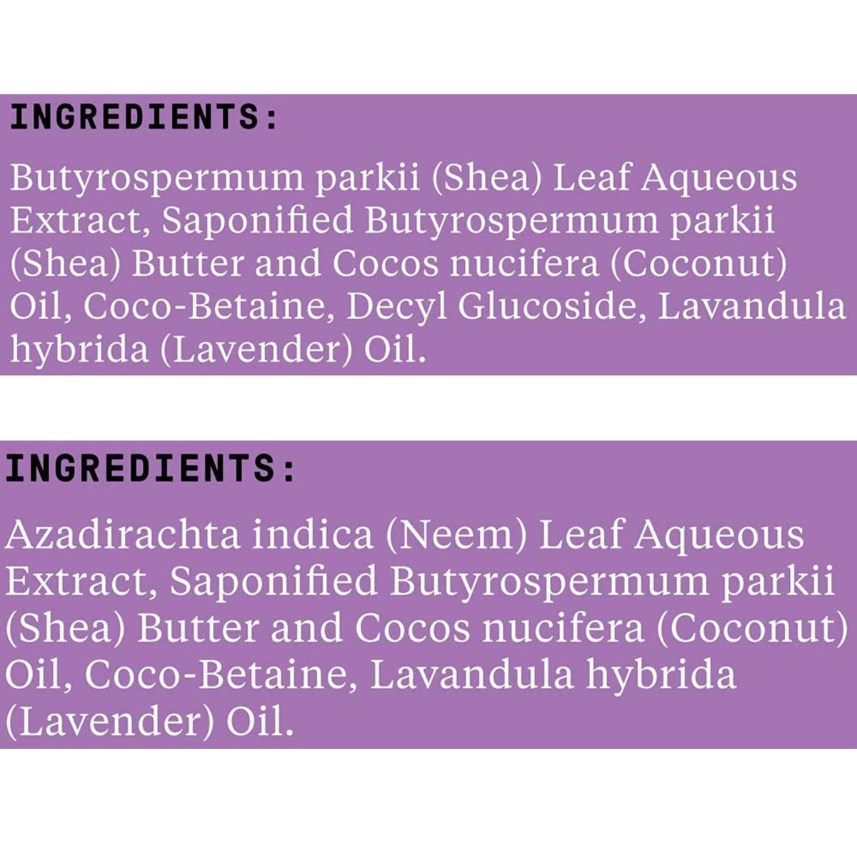Lavender Shea Shampoo & Conditioner Set J4384