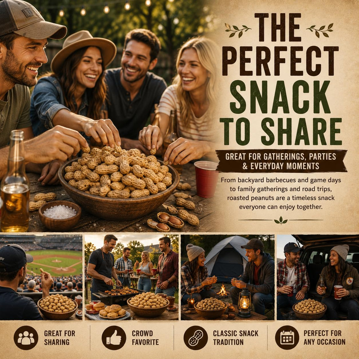 Roasted Salted Peanuts In Shell 4 LB C494172