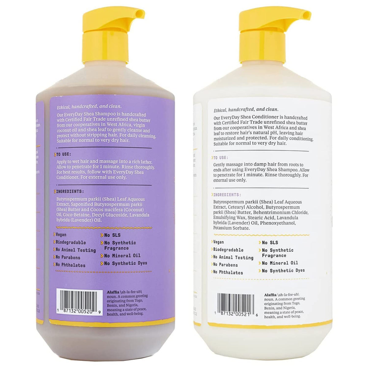 Lavender Shea Shampoo & Conditioner Set J4384