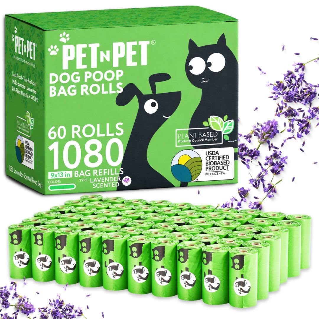Lavender Scented Dog Poop Bags 1080 Count G6553