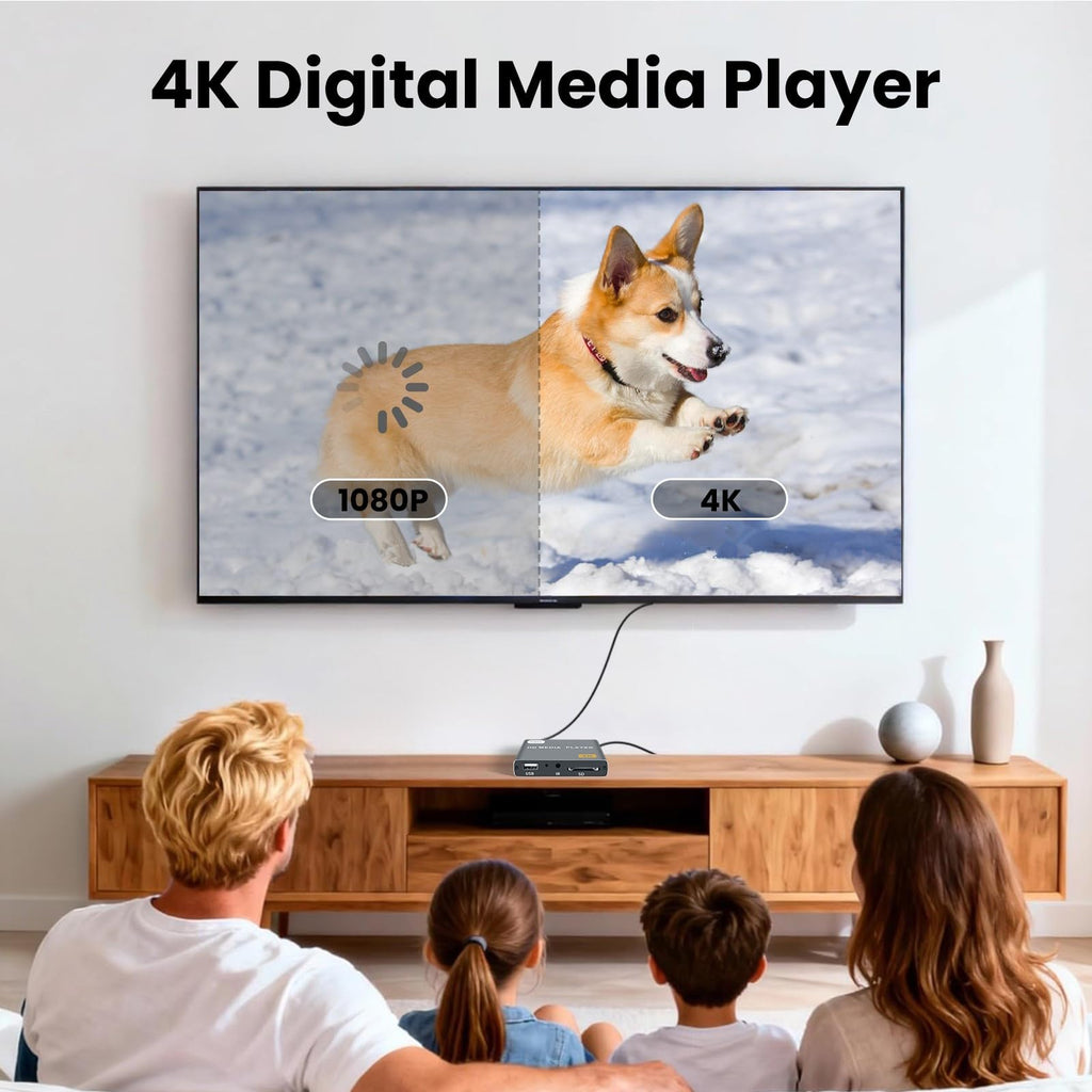4K Full-HD Media Player with USB/SD Card Slot B112