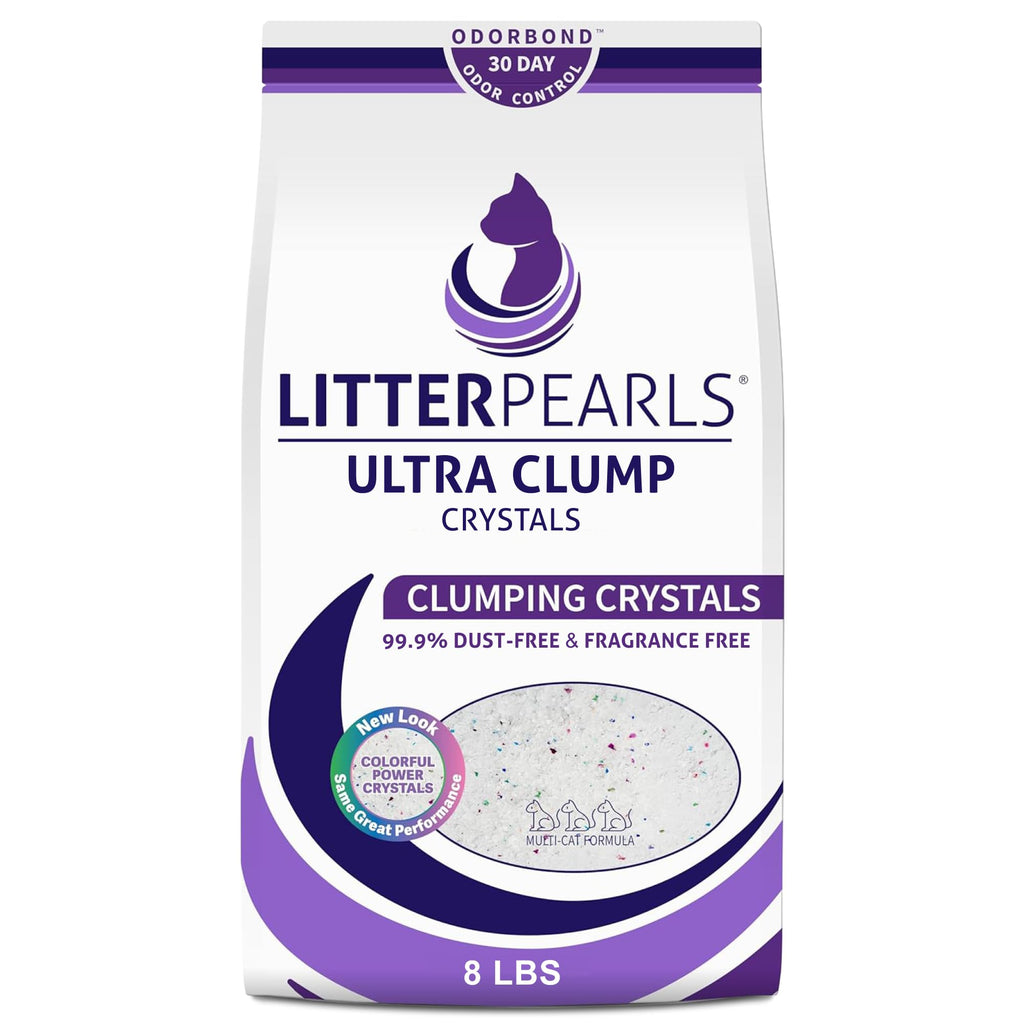 Unscented Crystal Clumping Cat Litter 8lb V3440