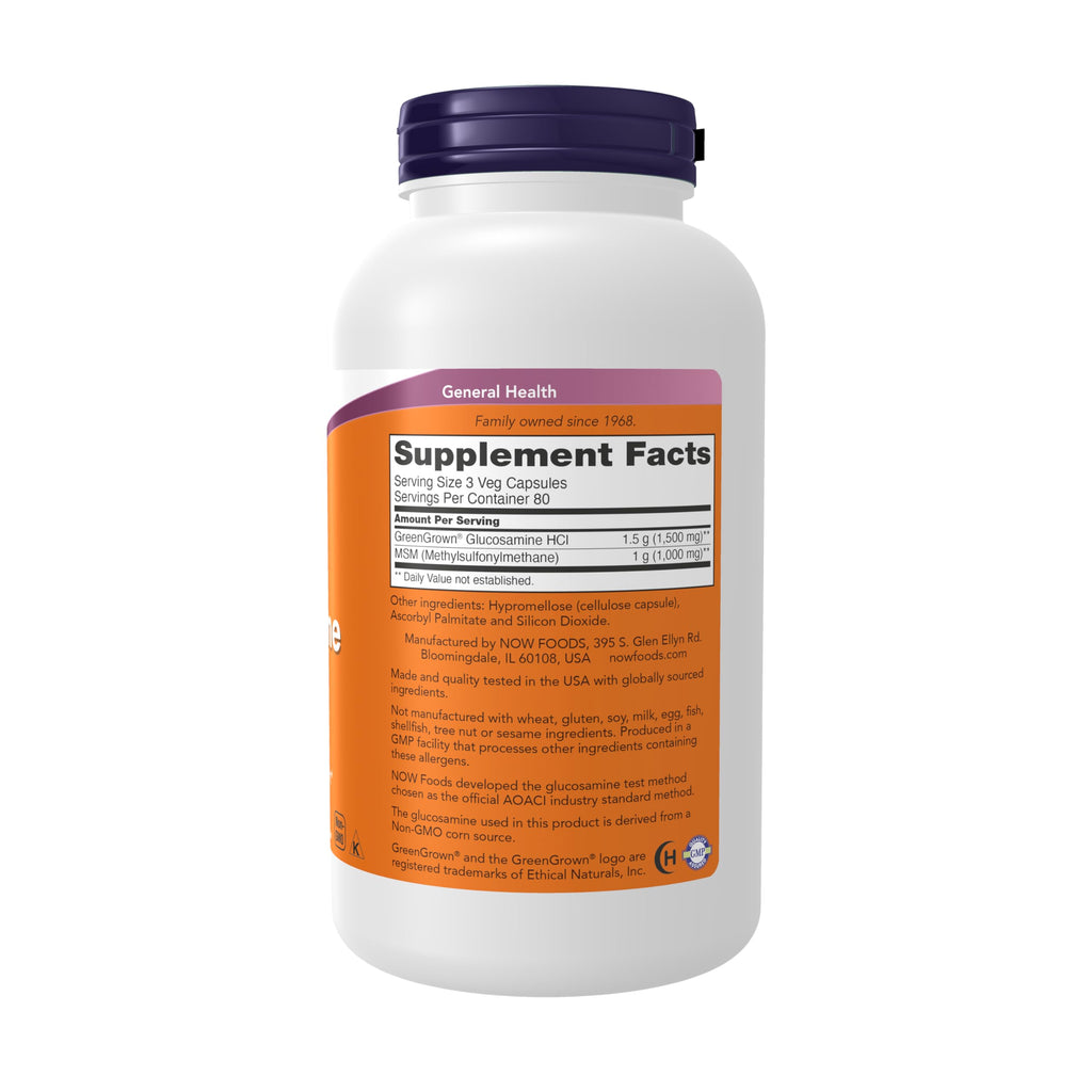 Vegetarian Glucosamine & MSM 240 Veg Caps S6442